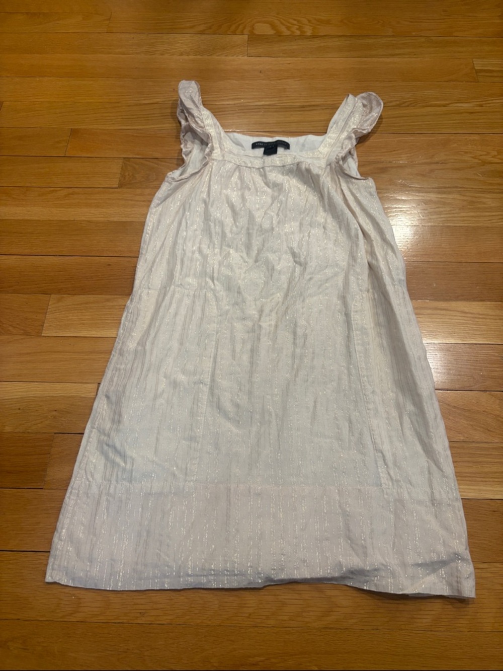 Marc By Marc Jacobs Cream White Shimmer Sundress